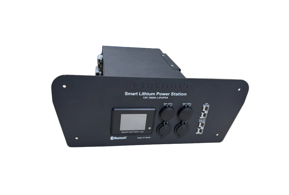 LiFePO4 Smart Lithium Under-seat Power Station 12V 160Ah for VW Campervans V2