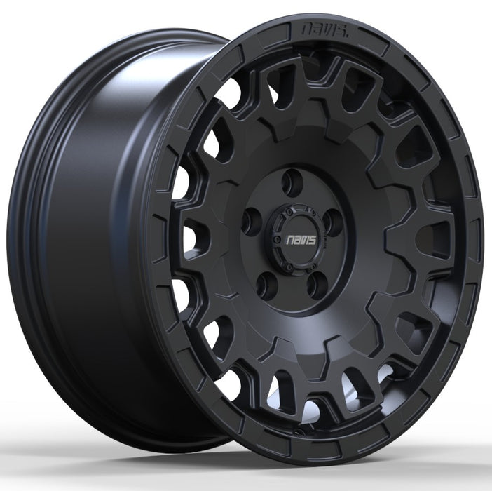 Navis Dura-AT – 17″ Satin Black Finish 8.5J 5×120 Alloy Wheels – Load Rated
