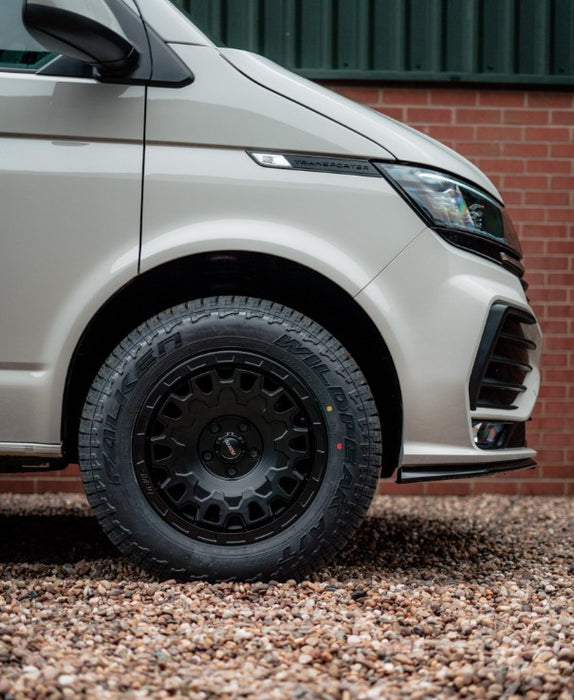 Navis Dura-AT – 17″ Satin Black Finish 8.5J 5×120 Alloy Wheels – Load Rated
