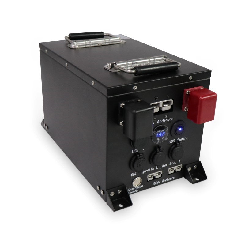LiFePO4 Integrated Portable Battery w/ Remote Touchscreen 200Ah 12V Lithium