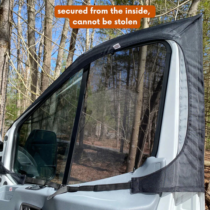 Living in a Bubble Universal Magnetic Front Window Fly Screens - For Cars and Vans
