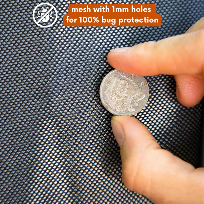 Living in a Bubble Universal Magnetic Front Window Fly Screens - For Cars and Vans
