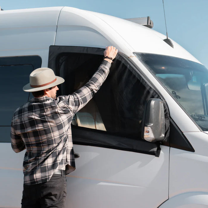 Living in a Bubble Universal Magnetic Front Window Fly Screens - For Cars and Vans