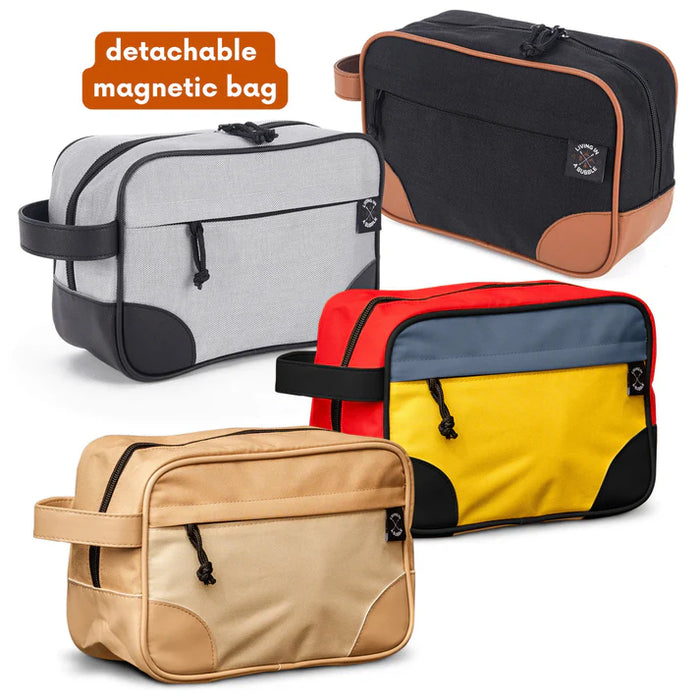 Living in a Bubble Premium Seat Back Storage with Toiletry Bag