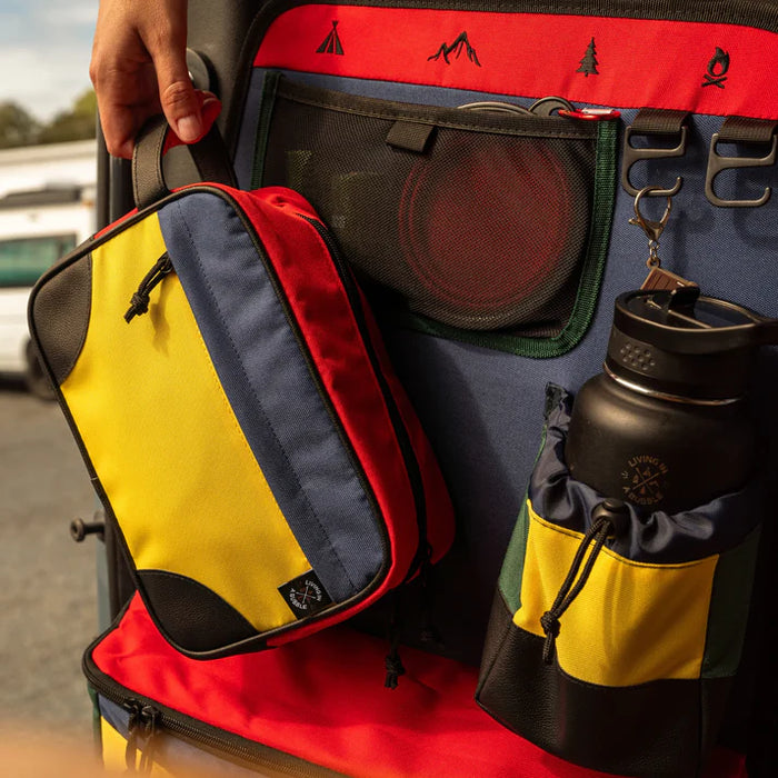 Living in a Bubble Premium Seat Back Storage with Toiletry Bag
