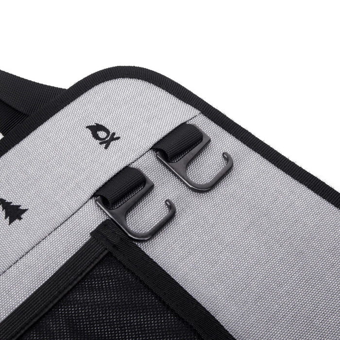 Living in a Bubble Premium Seat Back Storage with Toiletry Bag