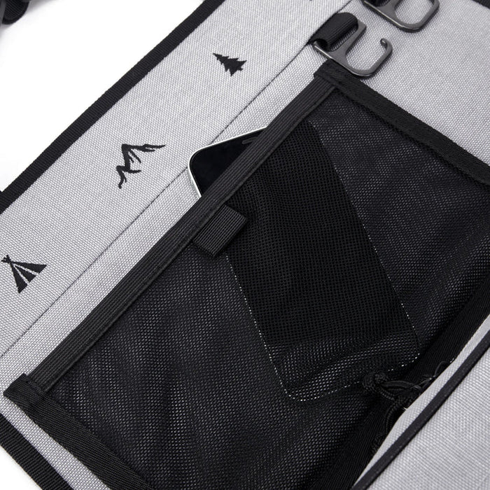 Living in a Bubble Premium Seat Back Storage with Toiletry Bag