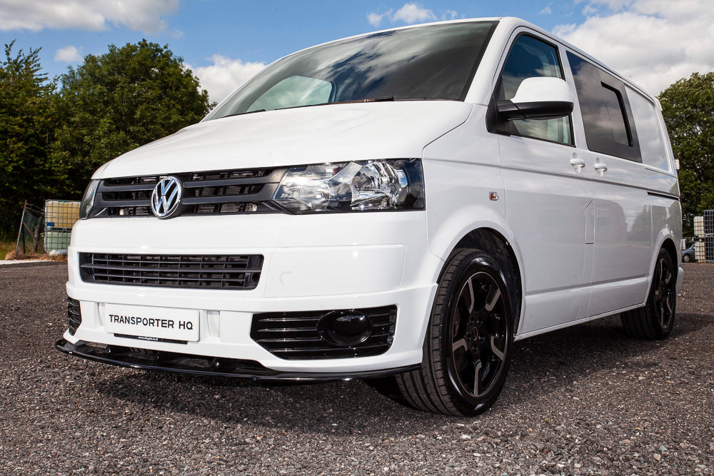 VW Transporter T5.1 – Lower Bumper Splitter – With Fixings – Sportline