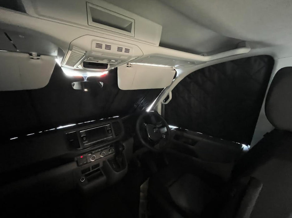 ThermoMats VW Crafter (2017-on) - Black Front Set Magnetic (3pc)