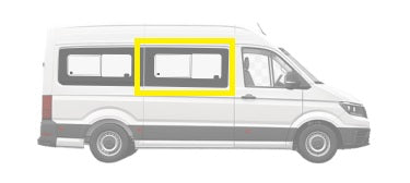 FRONT - Sliding Window For Crafter MWB & LWB 2017 onwards