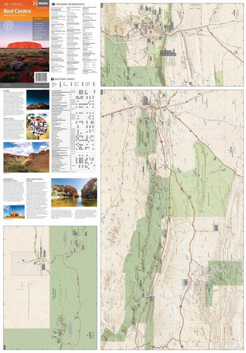 Hema Maps The Red Centre Map