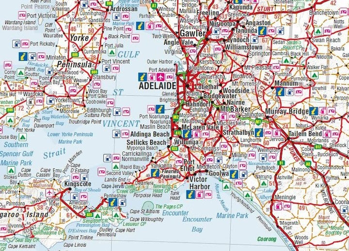 Hema Maps South Australia State Map