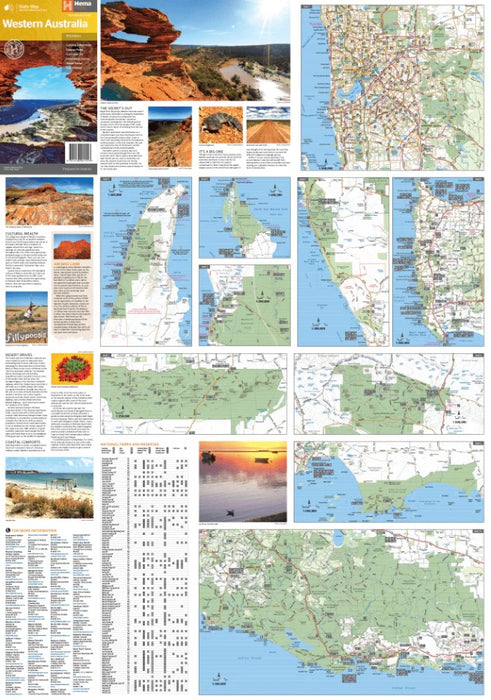 Hema Maps Western Australia State Map