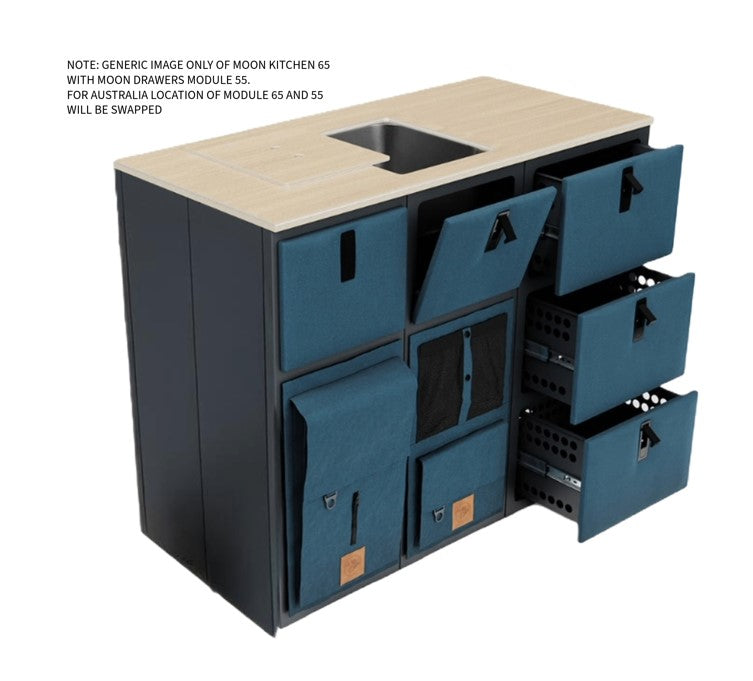 Moon Kitchen 2.0 Module 65 Without Cargo Drawer With Module 55
