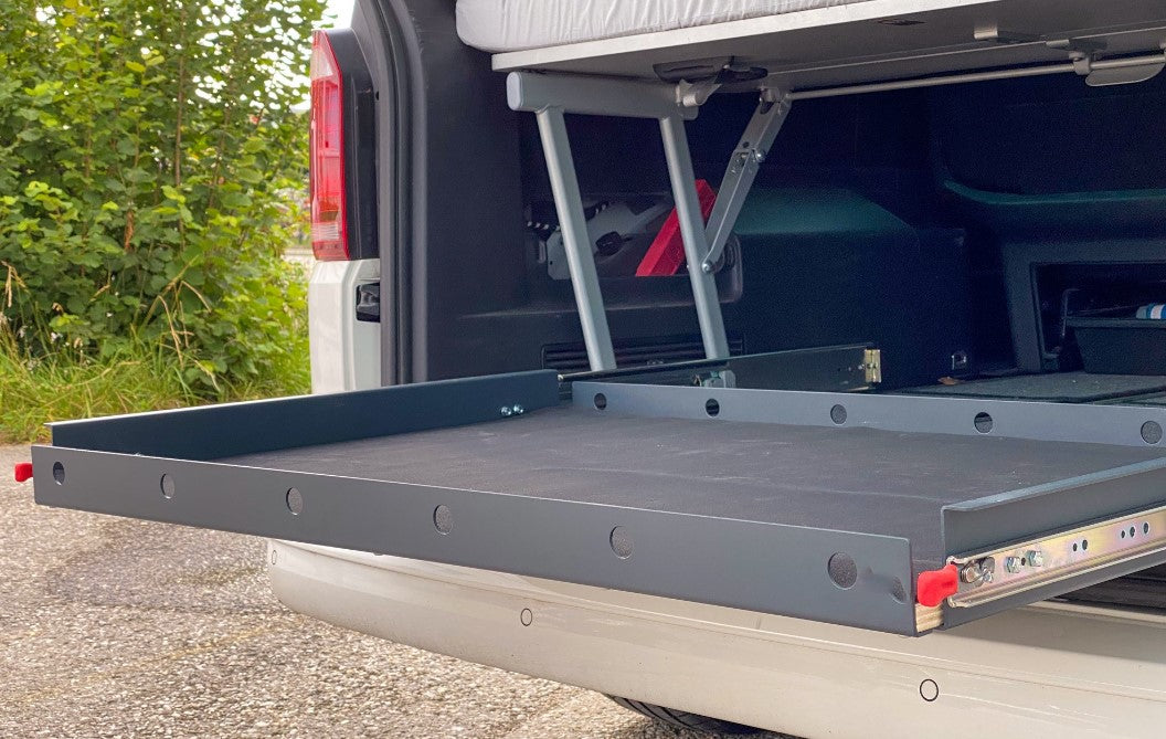Premium rear extension Slide for VW T5 T6 T6.1 Multivan and California