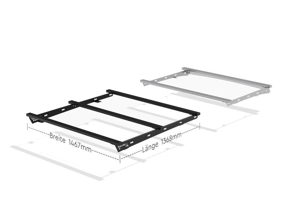 SpaceRack Basic Rear Roof Rack System for Ford Transit Custom V710 & Ford Tourneo 2023+