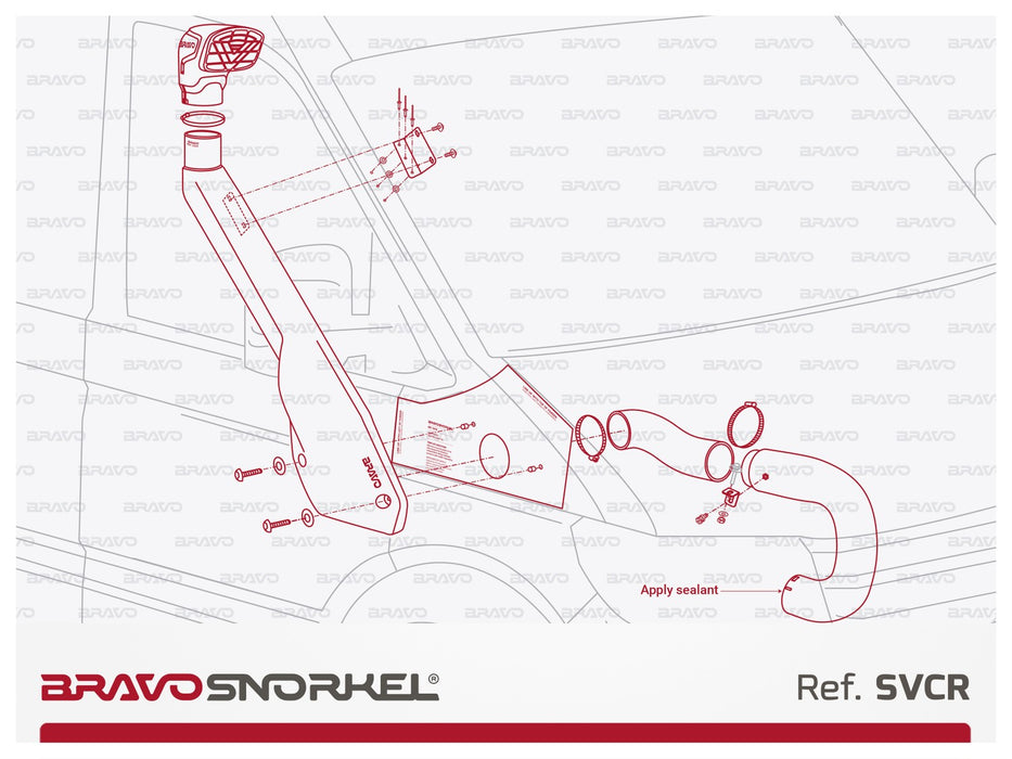 Bravo Snorkel For VW CRAFTER (2017-) RHD