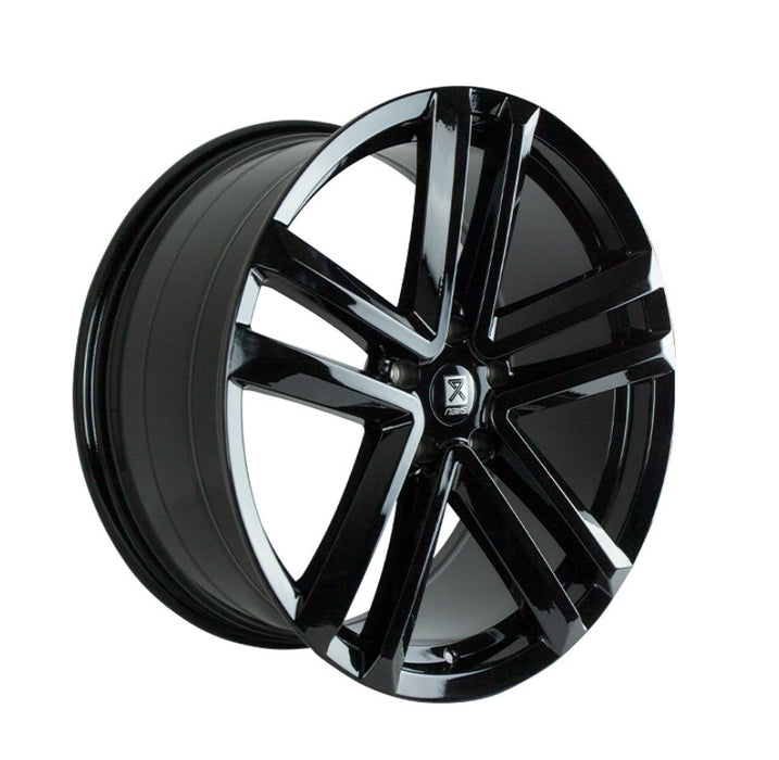 Navis Twin-5 – 20″ Gloss Black Finish Alloy Wheels