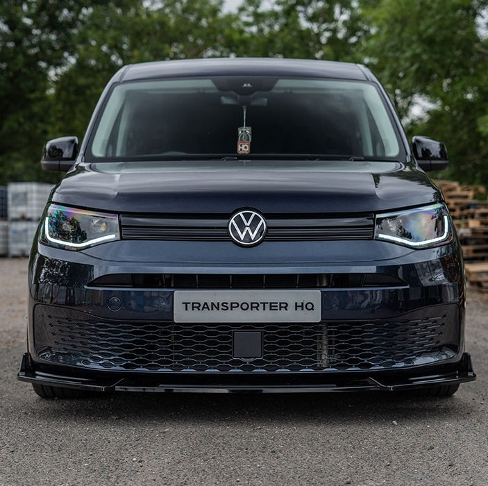 VW Caddy 5 LED DRL Headlights with Sequential Indicators – Black KIT