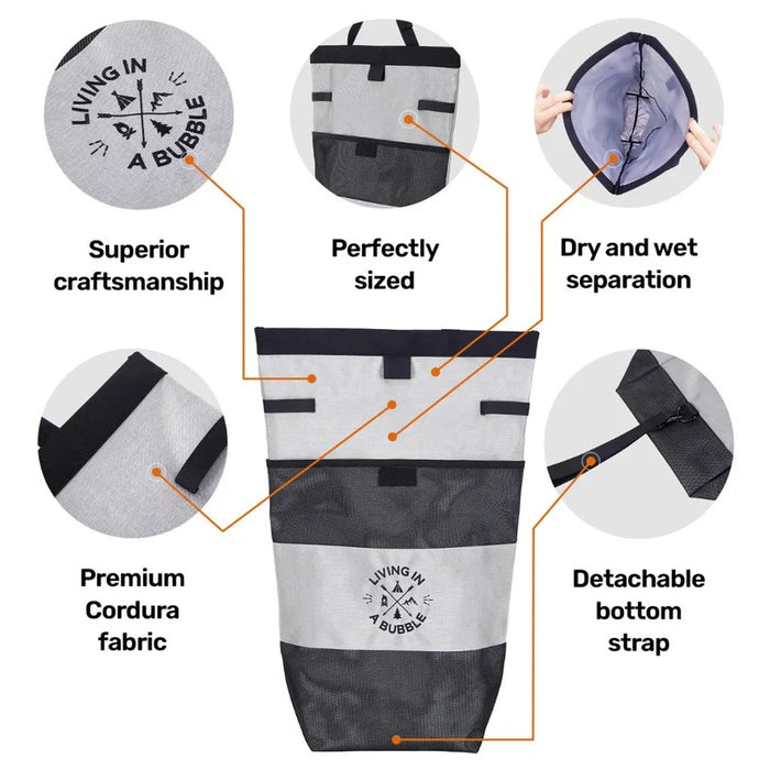 Living in a Bubble Premium Universal Utility Bag - Seat Back Bag