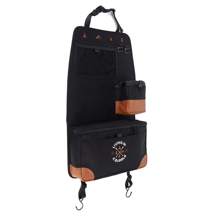 Living in a Bubble Premium Seat Back Storage with Toiletry Bag