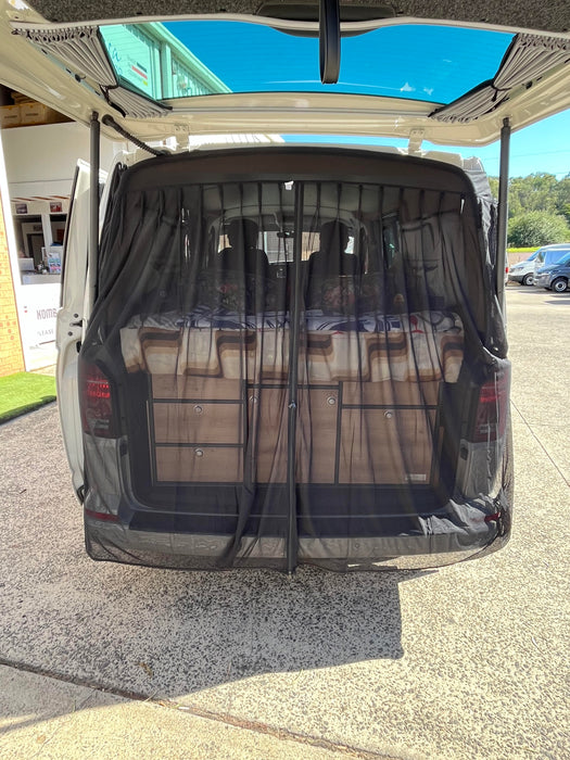 Living in a Bubble Universal Magnetic Rear Door Van Fly Screen - Standard Size