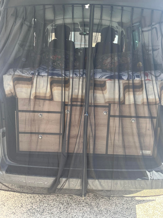 Living in a Bubble Universal Magnetic Rear Door Van Fly Screen - Standard Size