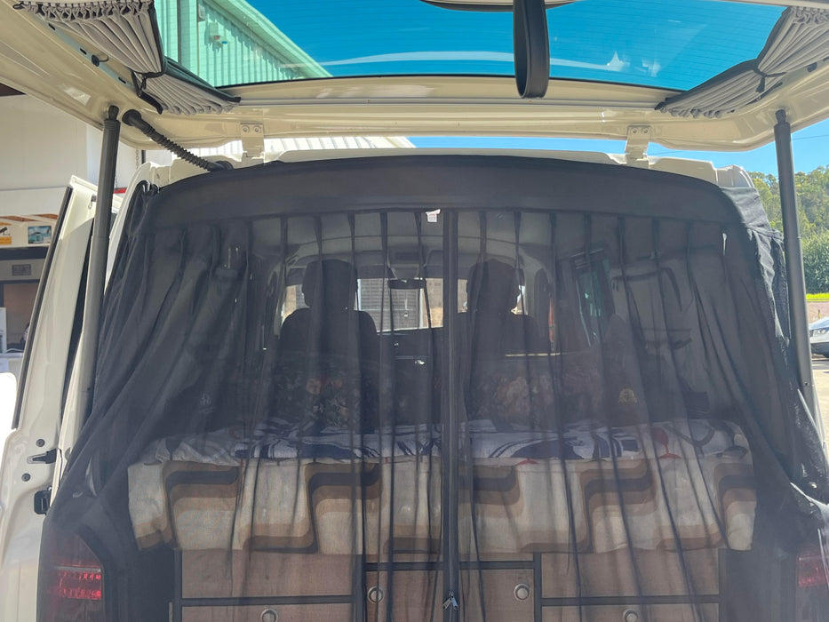 Living in a Bubble Universal Magnetic Rear Door Van Fly Screen - Standard Size