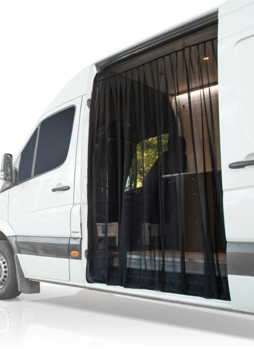 Living in a Bubble Universal Magnetic Side Door Van Fly Screen - Large Size