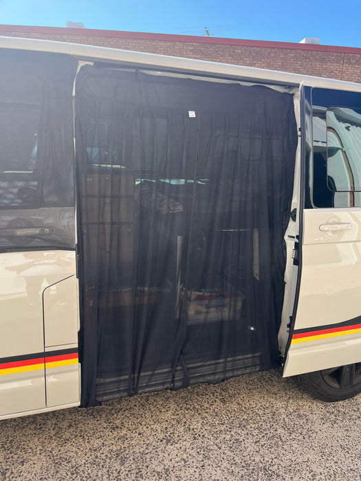 Living in a Bubble Universal Magnetic Side Door Van Fly Screen - Standard Size