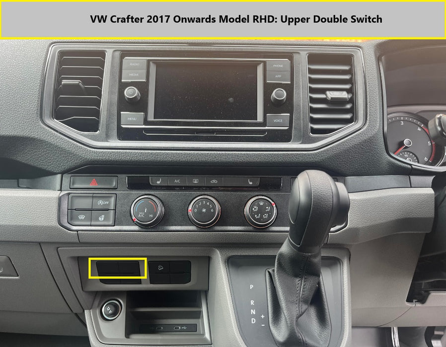 VW Crafter 2017 onwards Upper Double Switch