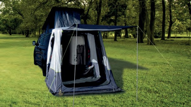 Van Upgrade Premium Tailgate Tent w/ Floor & Mosquito Nets For Campervans