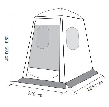 Van Upgrade Premium Tailgate Tent w/ Floor & Mosquito Nets For Campervans