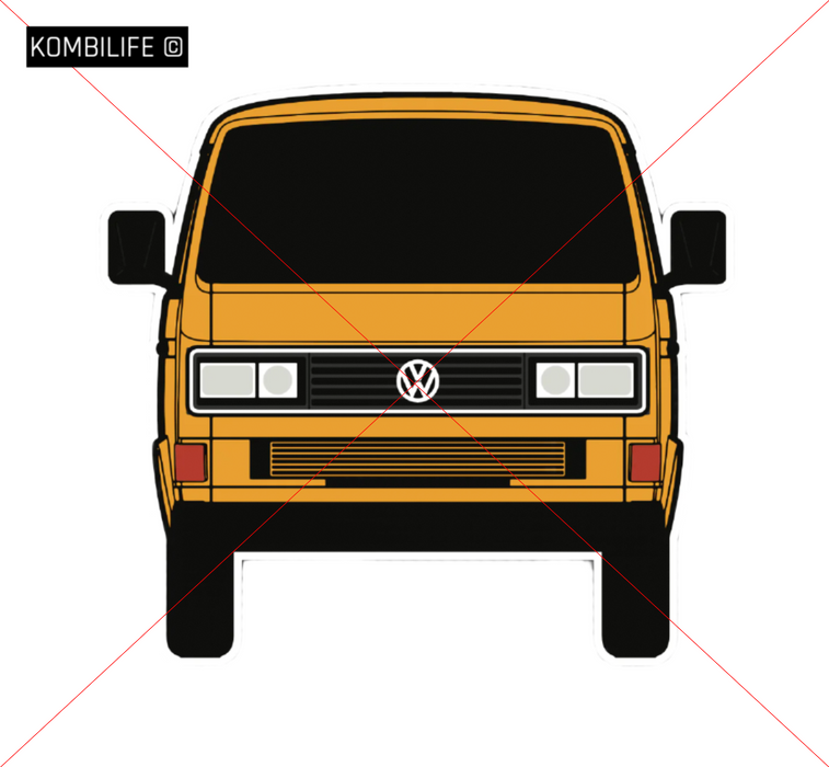 KombiLife Volkswagen T3 Kombi Window & Bumper Sticker