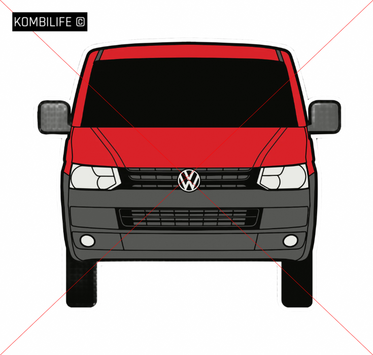 KombiLife Volkswagen T5.1 Kombi Window & Bumper Sticker