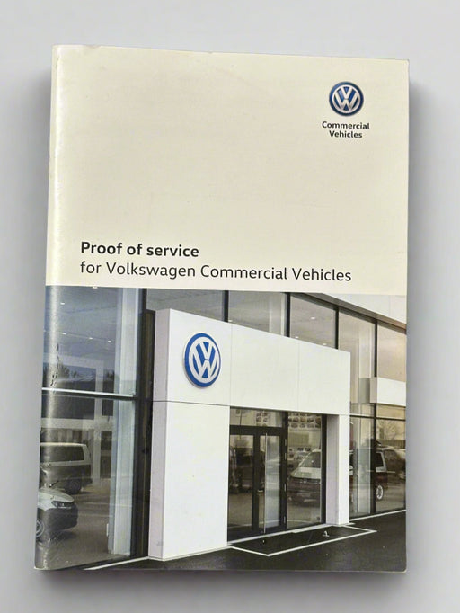 Genuine VW Commercial Vehicles Proof of Service book