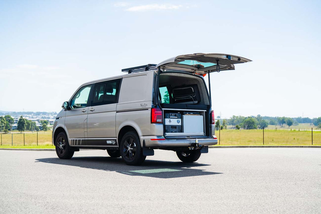 VanEssa Mobilcamping RIVA - VanEssa Tailgate Slide Kitchen