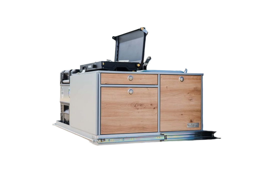VanEssa Mobilcamping RIVA - VanEssa Tailgate Slide Kitchen