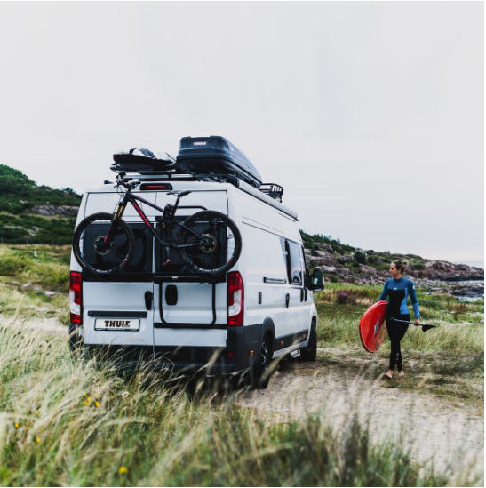 Thule Elite Van XT Bike Carrier for VW Crafter and VW Kampervan Black