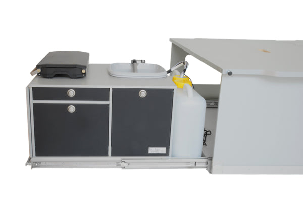 VanEssa Mobilcamping RIVA - VanEssa Tailgate Slide Kitchen
