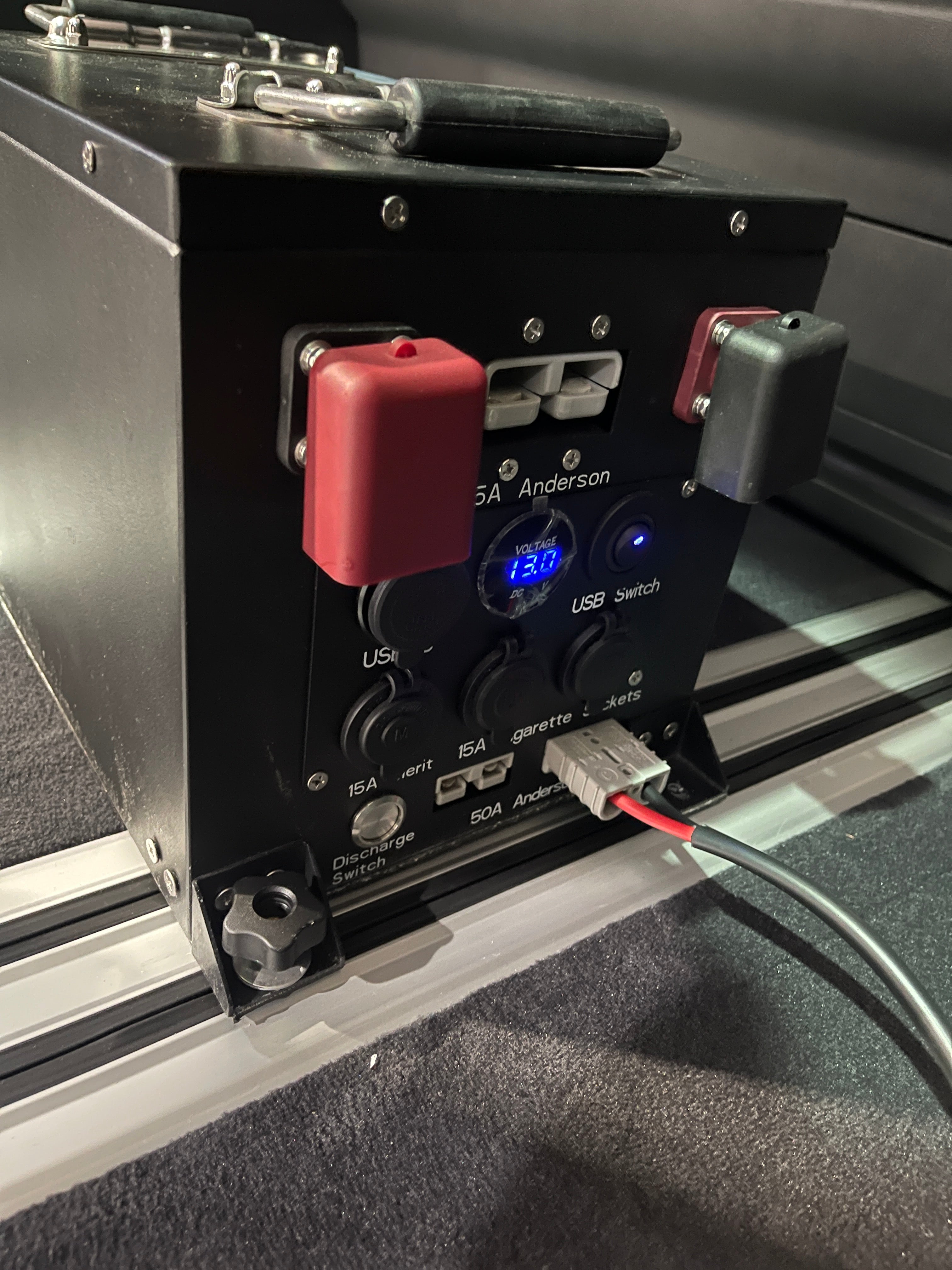 LiFePO4 Integrated Portable Battery w/ Remote Touchscreen 200Ah 12V Lithium