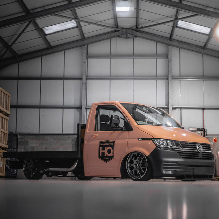 VW Transporter T6.1 – Lower Splitter – Standard Bumper – With Fixings – Matte Black