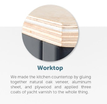 Moon Kitchen 2.0 Module 65 With Cargo Drawer With Module 55