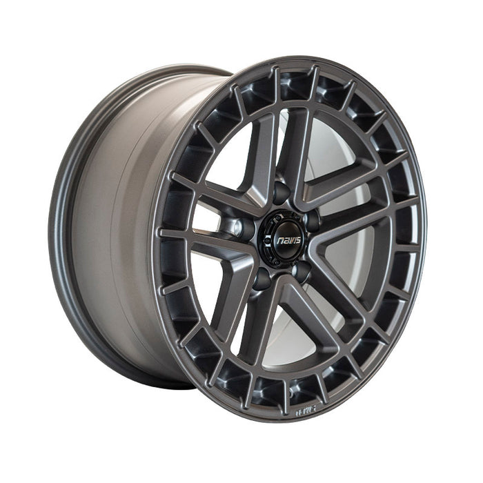 Navis MAC-AT – 17″ Matt Anthracite Finish 8.5J 5×120 Alloy Wheels – Load Rated