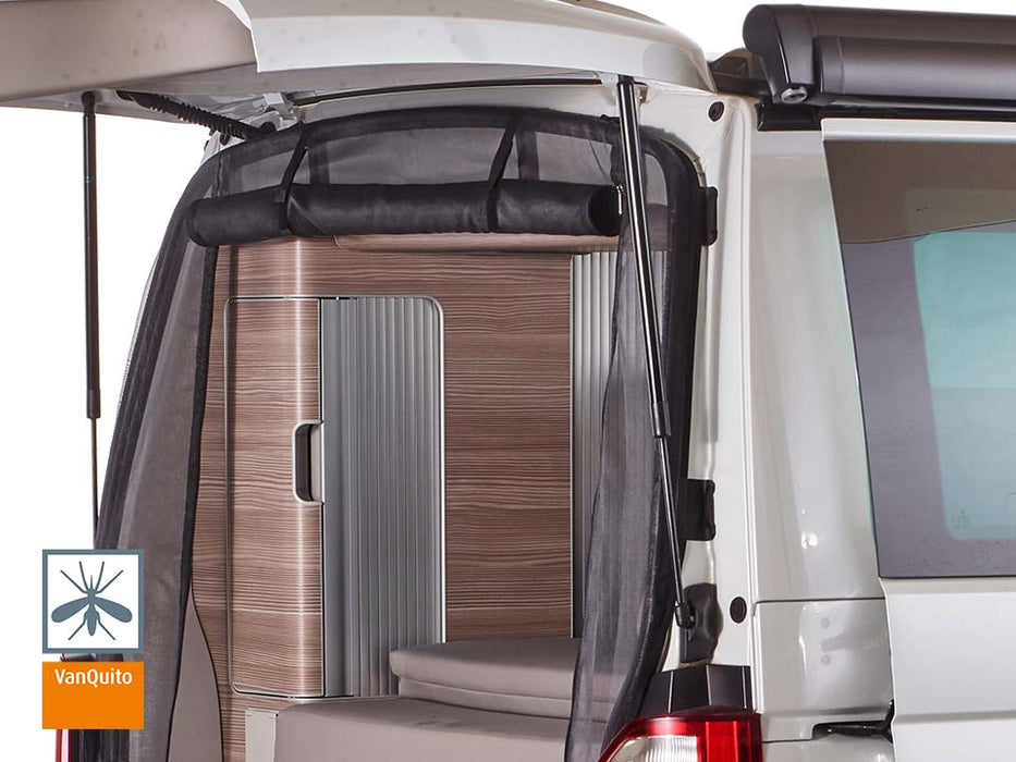 VanQuito Mosquito Net for VW T5/T6/T6.1 with Zip for Rear Door / tailgate
