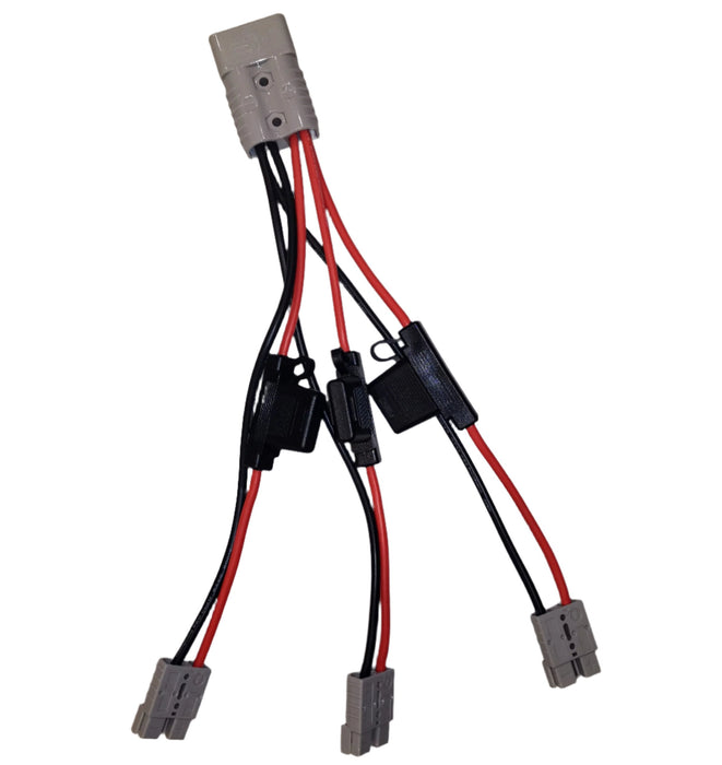 175A Anderson to 3x 50A Anderson Fused Converter
