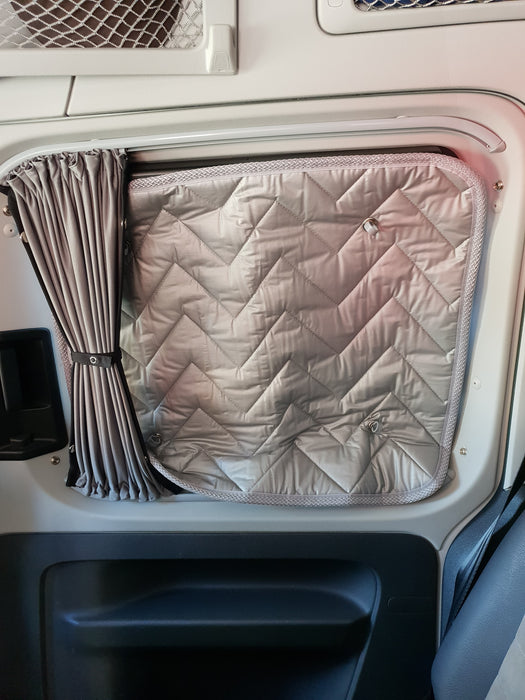 VW Caddy Window ThermoMats - Side Sliding Doors + Tailgate - 3pc