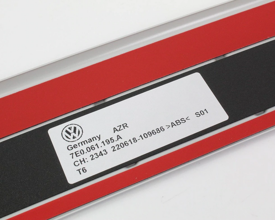Stainless Steel Bumper Protector Strip for T6 &  T6.1 (2016+) - Genuine Volkswagen