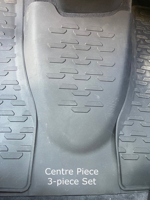 Genuine VW Rubber Floor Mats for Multivan / California / Transporter 2pc 3pc T6.1 - Genuine Volkswagen