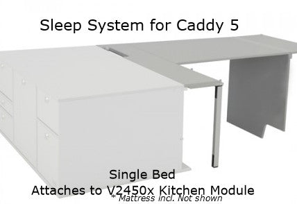 VanEssa mobilcamping SleepSystem - Caddy 5 - incl. Mattress